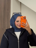 طقم سيينا — جاكيت طويل — كحلي